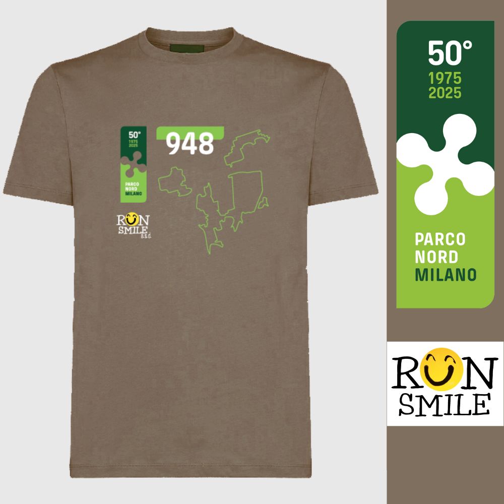 Maglia celebrativa per i 50 anni del Parco Nord Milano